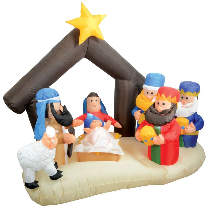Inflatable 6ft Nativity Scene