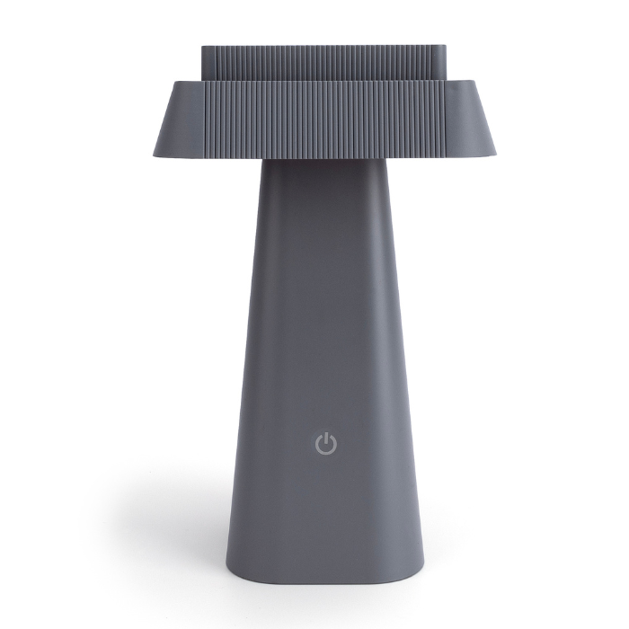 Integral 4w True Solar and Chargeable IP54 Outdoor CCT Dimmable Table Light - Grey