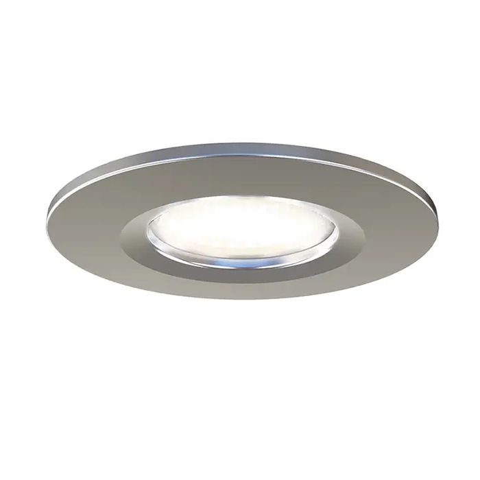 Integral Ecoguard Fire Rated Downlight Bezel Accessory - Satin Nickel 