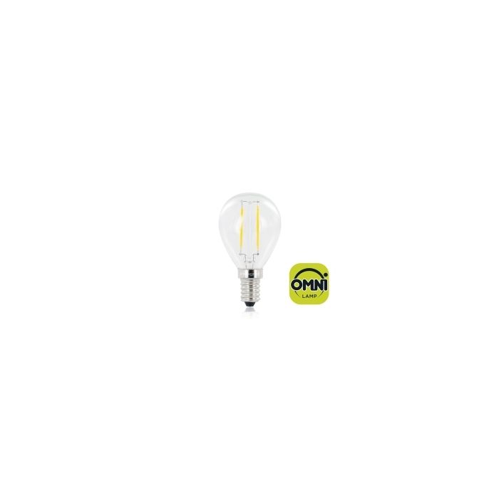 Integral Mini Globe Full Glass Omni-Lamp 2.8W 714023 (25W) 2700K 250lm E14 Non-Dimmable 300 deg Beam Angle