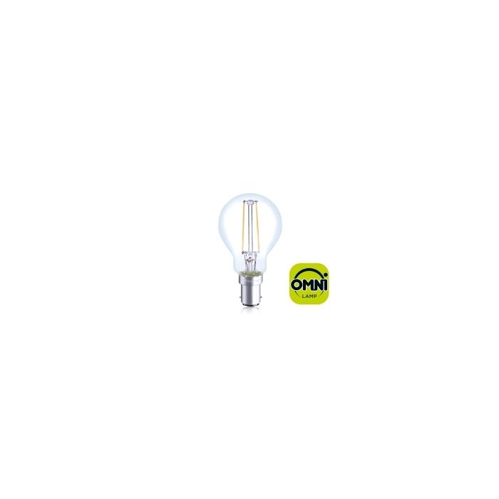 Integral Mini Globe Full Glass Omni-Lamp 2W 521045 (25W) 2700K 230lm B15 Non-Dimmable 330 deg beam angle