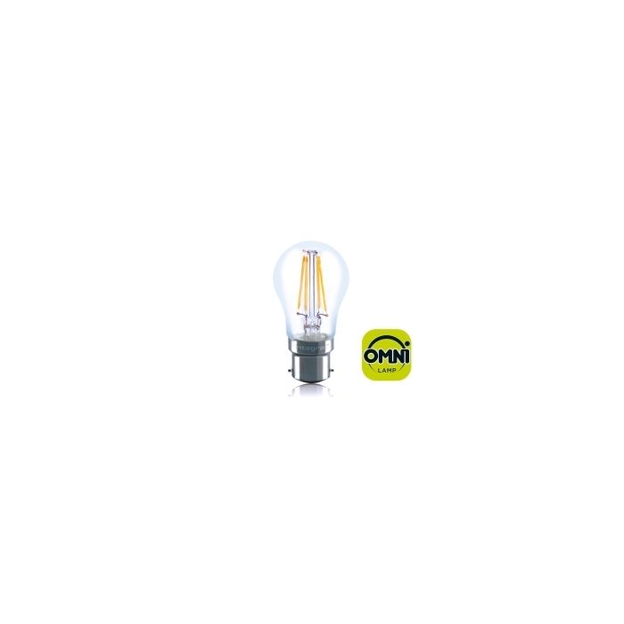 Integral Mini Globe Full Glass Omni-Lamp 4W 800100 (36W) 2700K 470lm B22 Non-Dimmable 330 deg beam angle