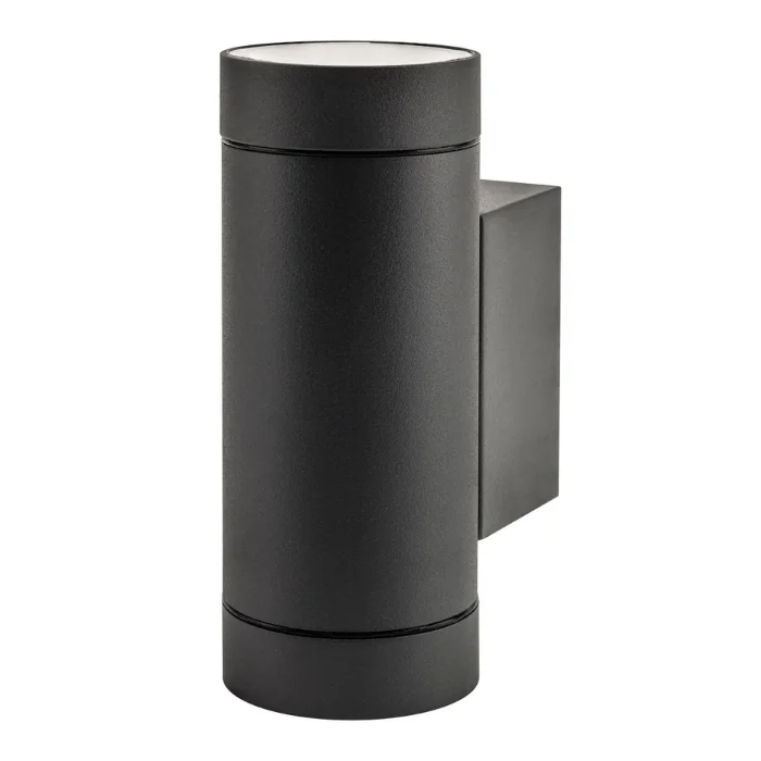 Integral Versari Outdoor Wall Light Twin GU10 Up & Down IP54 Dark Grey