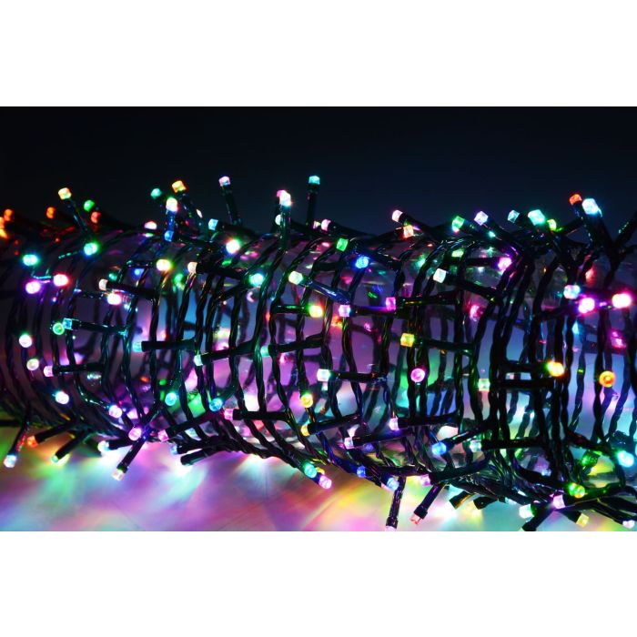 LED Outdoor String Lights with Auto-timer Control