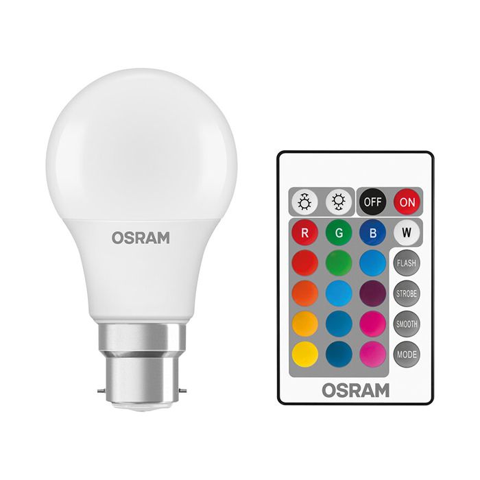 Ledvance 9.7W Remote Control Colour Changing LED GLS/A60 B22/BC