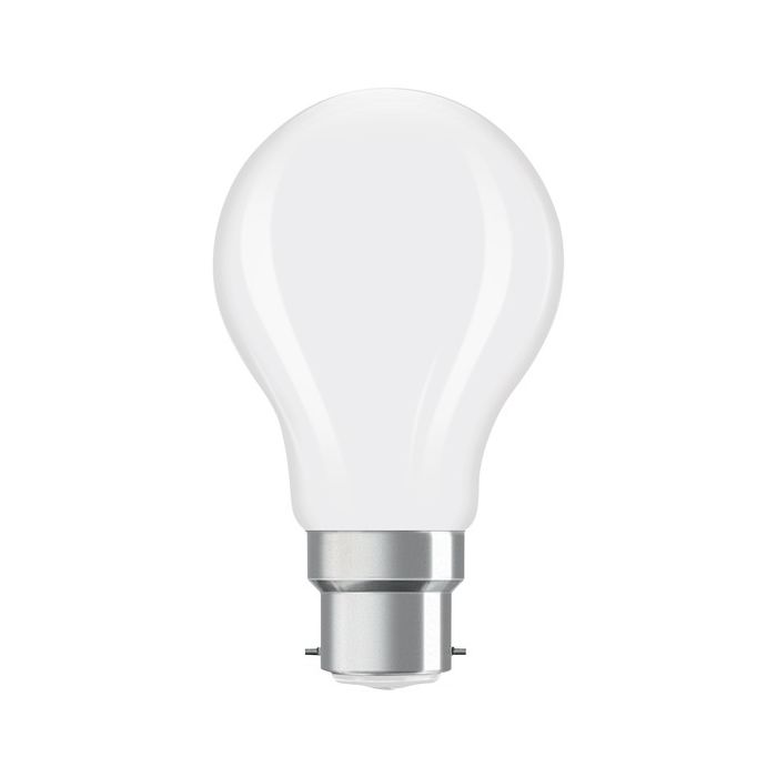 LEDVANCE Classic A B22 LED Filament Frosted GLS Lamp 5.9W Extra Warm White Dimmable - 60W Replacement