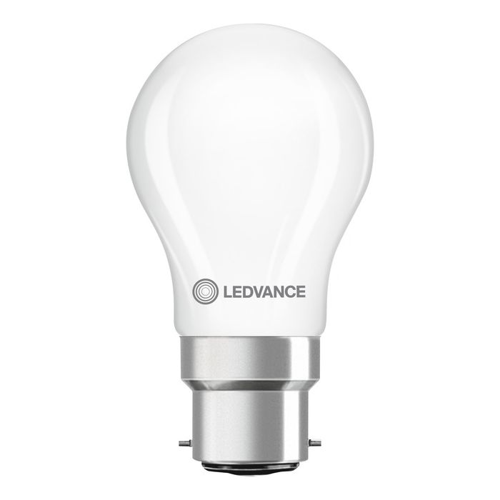LEDVANCE Classic P B22 LED Filament Golf Ball Lamp 3.4W Extra Warm White Dimmable - 40W Replacement