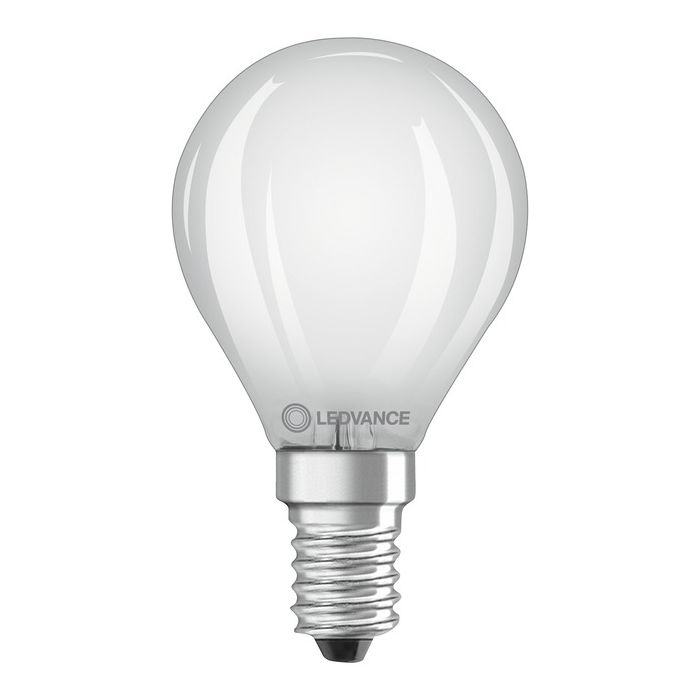LEDVANCE Classic P E14 LED Filament Golf Ball Lamp 3.4W Extra Warm White Dimmable - 40W Replacement