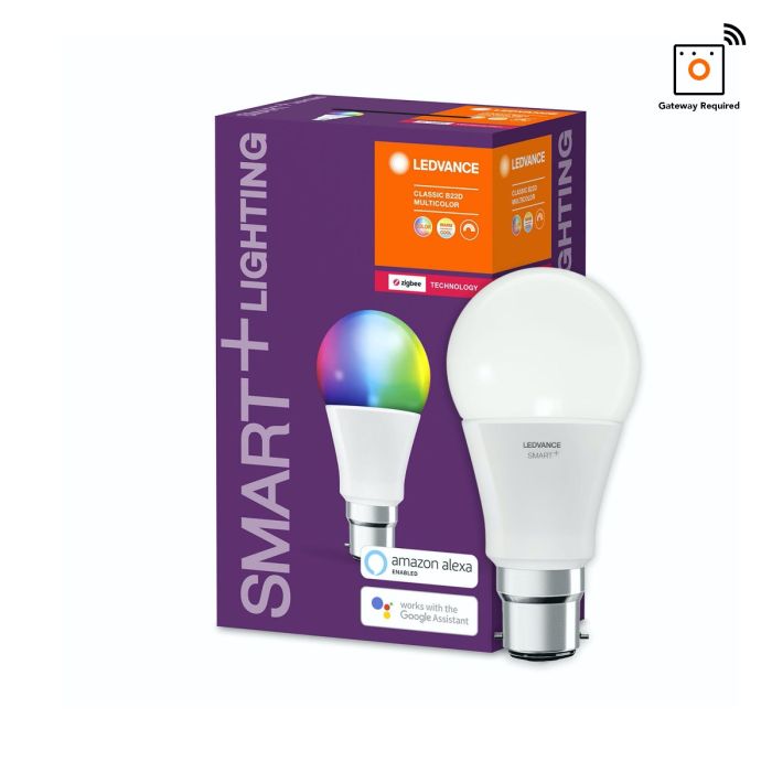 Ledvance Smart+ 10W CLAS A60 B22D RGBW 800lm 240V ZigBee 3.0