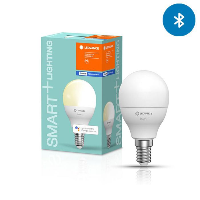 Ledvance SMART+ 5W Bluetooth Golf Ball Mini bulb 2700K E14 Warm White Dimmable