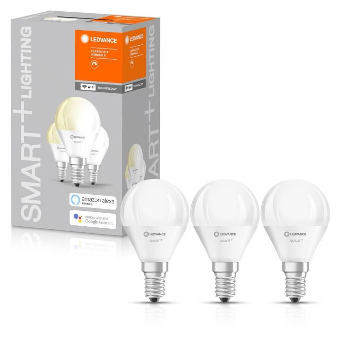 Ledvance SMART+ 5W - 40W Golf Ball WiFi Mini Bulb P46 2700K E14 Dimmable