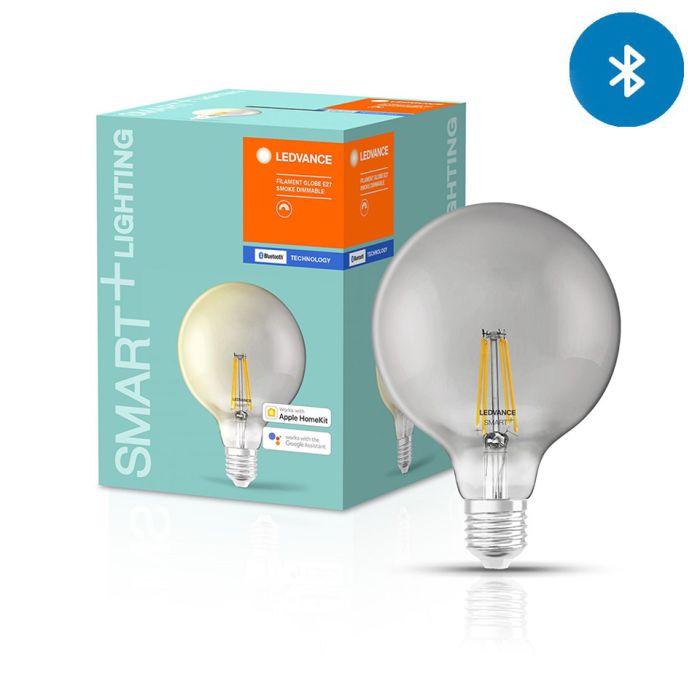Ledvance SMART+ 6W Bluetooth Classic Globe G125 2700K E27 Warm White Dimmable