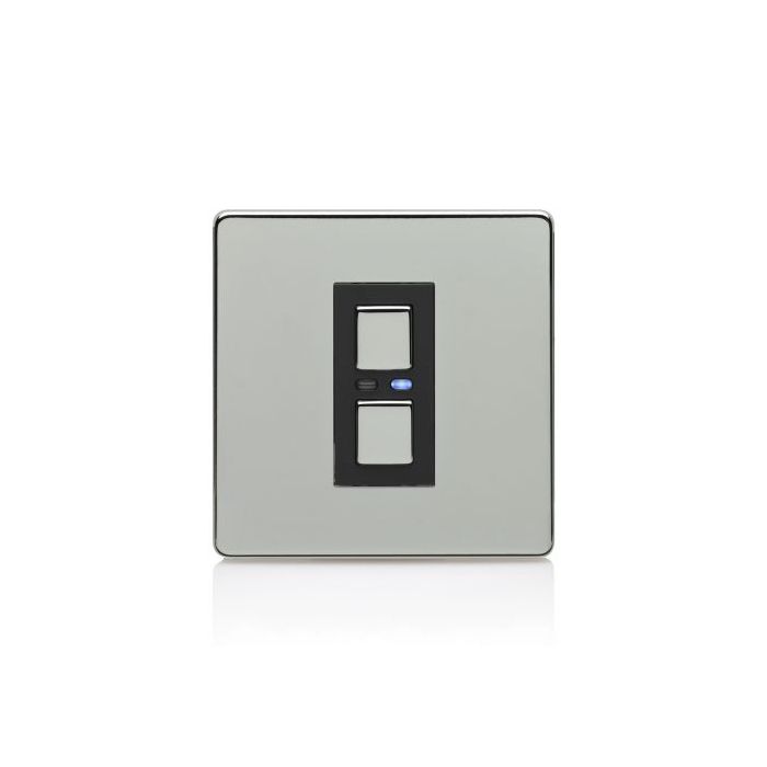 Lightwave 1 Gang Dimmer Chrome