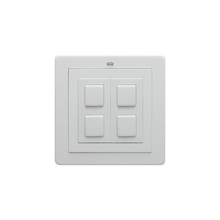 Lightwave 2 Gang Wire Free Switch White