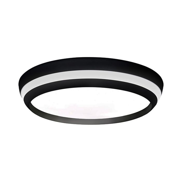 LUTEC Cepa Smart Colour Changing Surface Mounted Decorative Ceiling Light - Matt Black