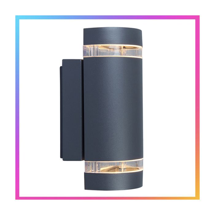 LUTEC Focus Outdoor Wall Light Dark Grey