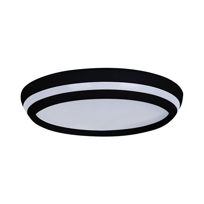 LUTEC Large Cepa Smart Colour Changing Surface Mounted Decorative Ceiling Light - Matt Black