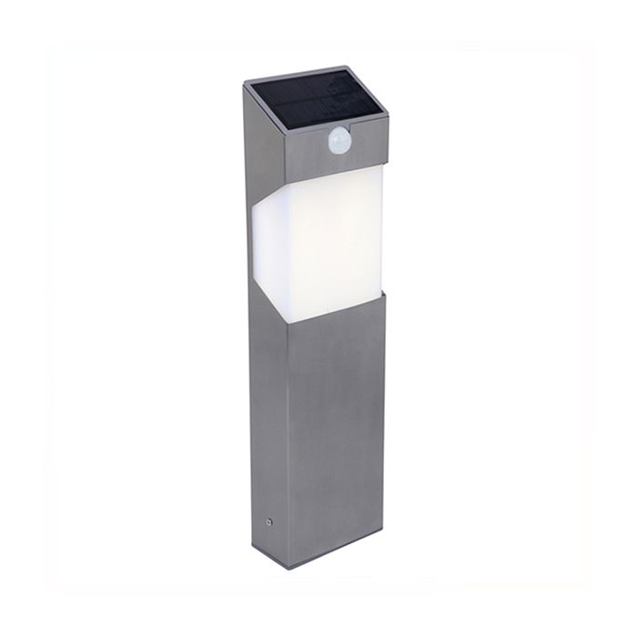 LUTEC Solstel  Solar PIR LED Bollard