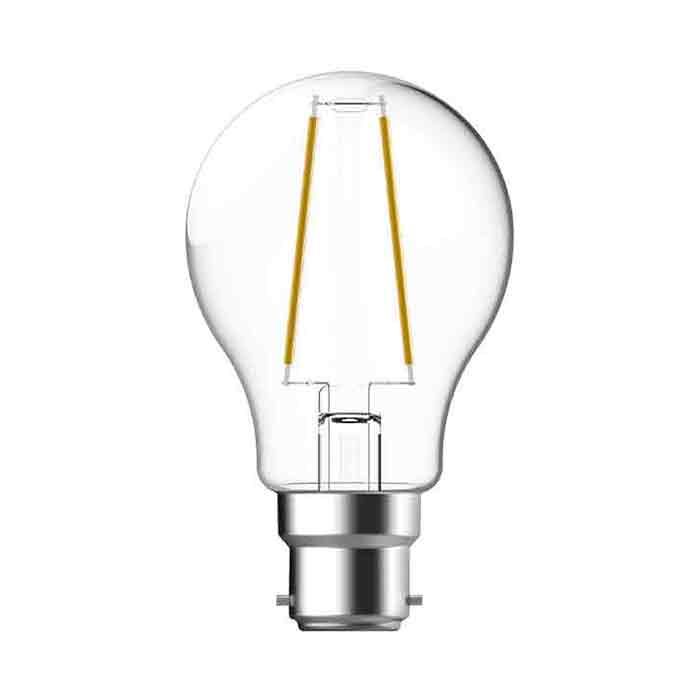 Megaman LED B22 Clear Filament GLS Warm White 4W