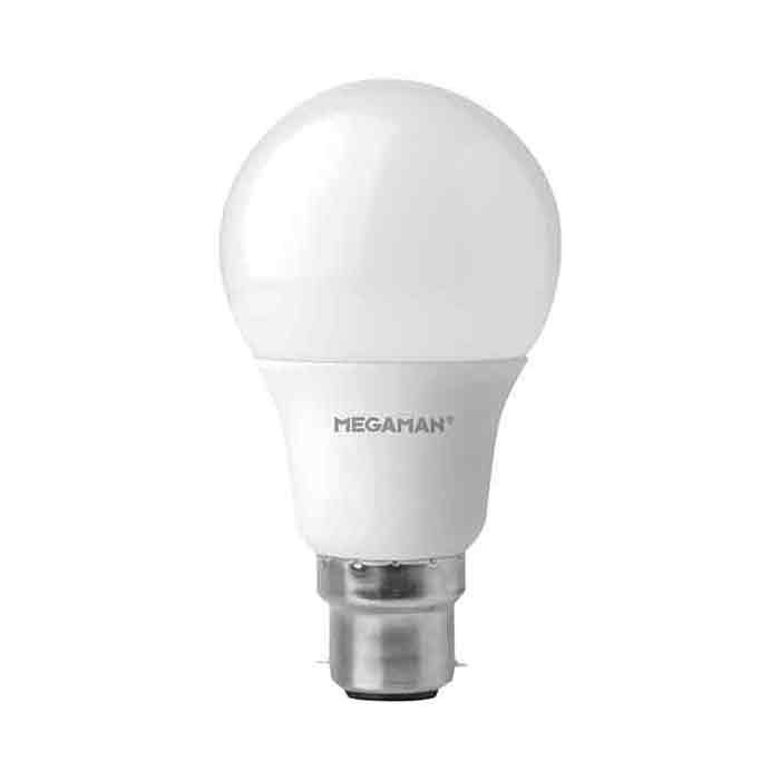 Megaman LED B22 Opal GLS Warm White 9.6W