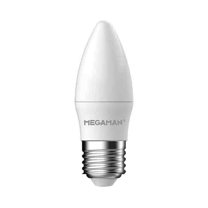 Megaman LED E27 Opal Candle Warm White 4.9W