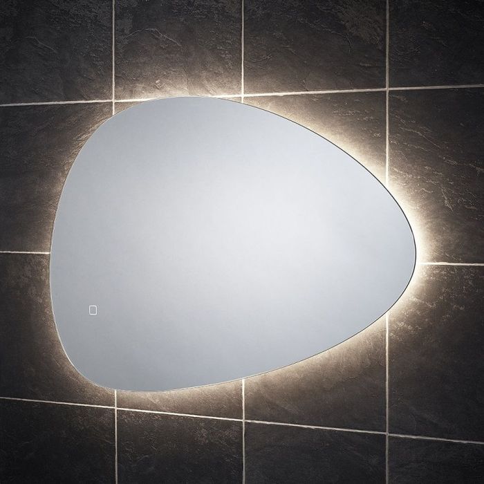 Mistral Teardrop Backlit LED Mirror 800x500x30 Cool White