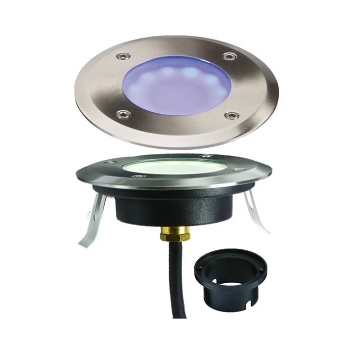 MLA Knightsbridge 230V IP65 1.7W  Blue LED Ground / Deck Light 