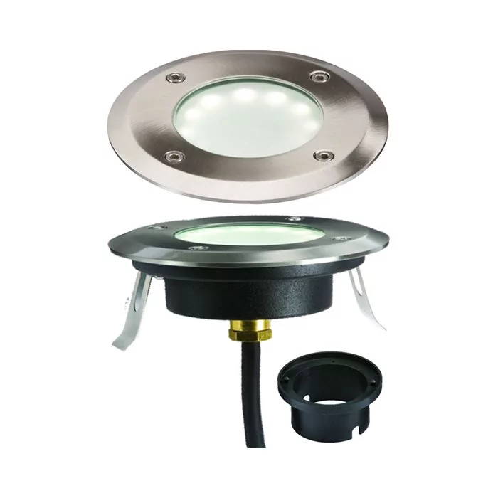 MLA Knightsbridge 230V IP65 1.7W  LED White Ground / Deck Light