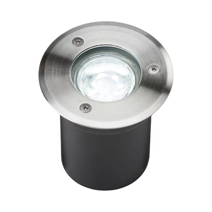 MLA Knightsbridge 230V IP65 3W LED Stainless Steel Recessed Ground Light - 6000K 