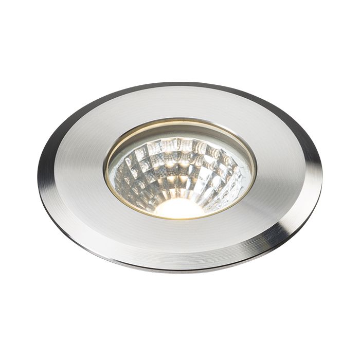 MLA Knightsbridge 230V IP65 5W LED Stainless Steel Recessed Ground Light 3000K