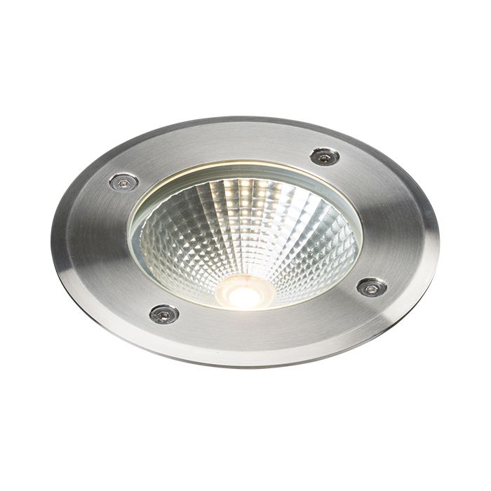 MLA Knightsbridge 230V IP65 6W LED Stainless Steel Recessed Ground Light 3000K 