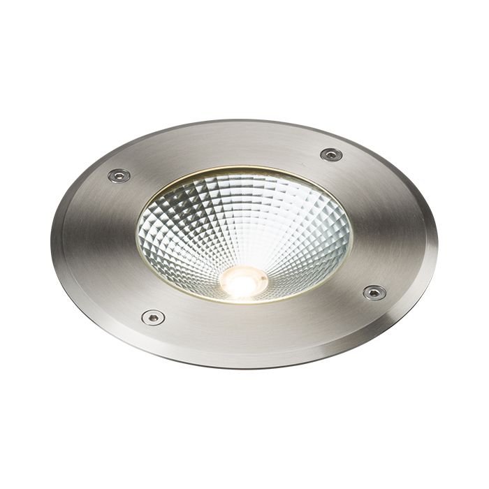 MLA Knightsbridge 230V IP65 9W LED Stainless Steel Recessed Ground Light 3000K