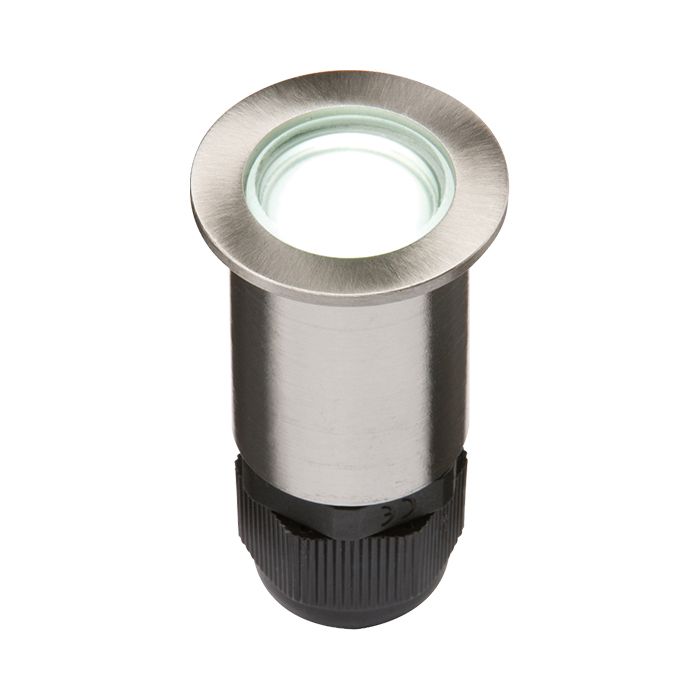 MLA Knightsbridge IP67 24V Small Stainless Steel Ground Fitting 4 x White LED