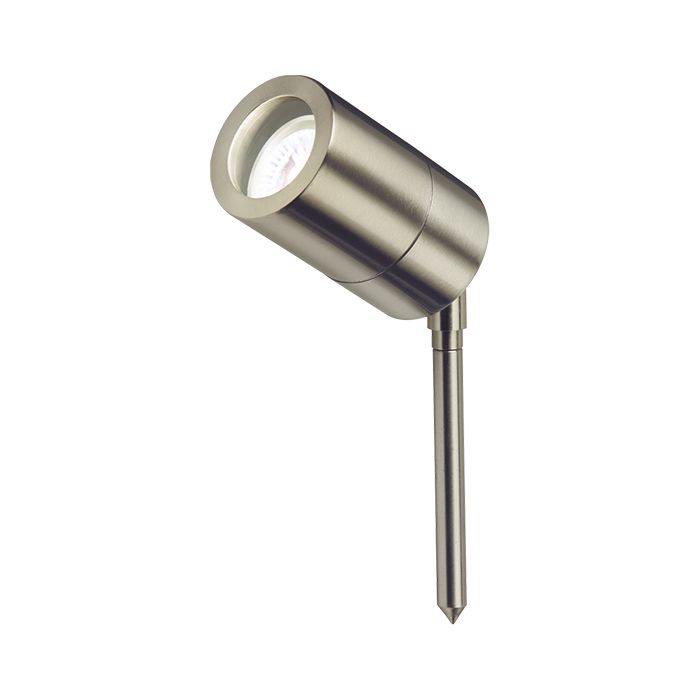 MLA Knightsbridge Stainless Steel GU10 Garden Spike Spotlight 