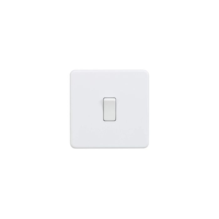 MLA Screwless 10AX 1G 2-Way Switch - Matt White