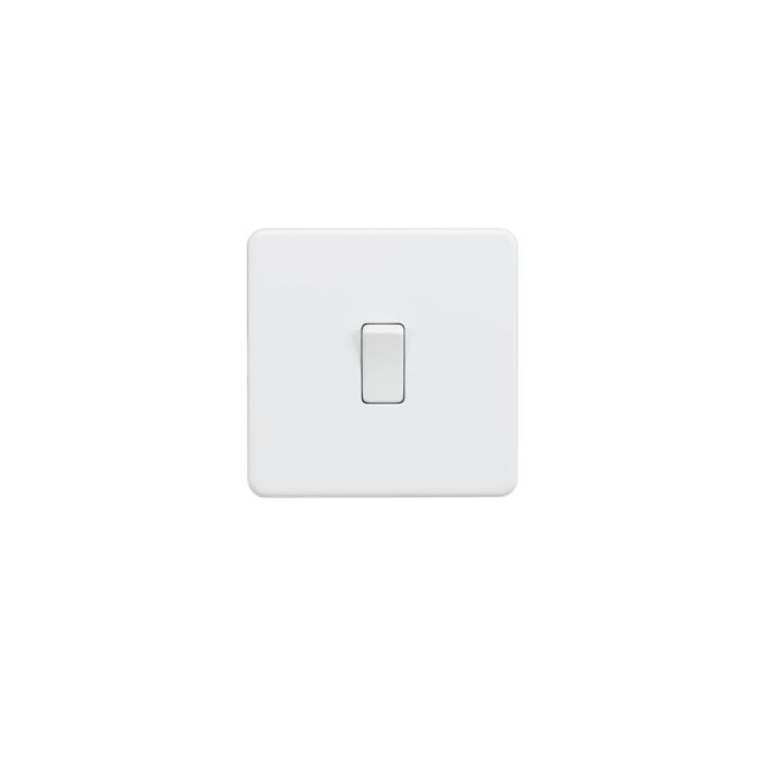 MLA Screwless 20A 1G DP Switch - Matt White
