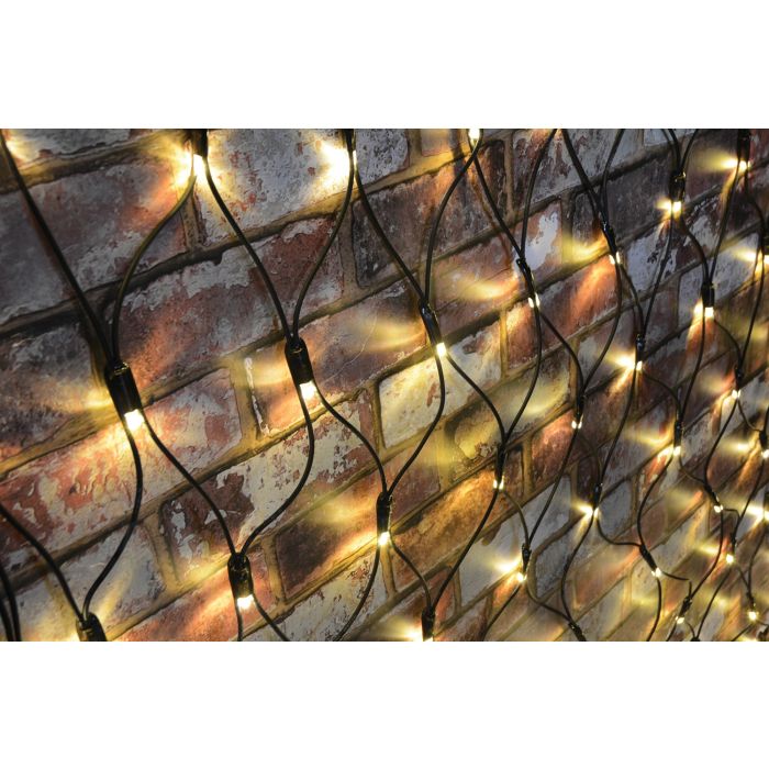 Outdoor LED Net Light with Controller White