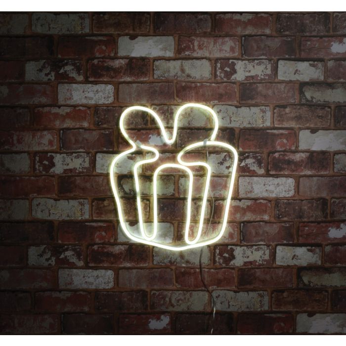 Outdoor Neon LED Christmas Gift Box