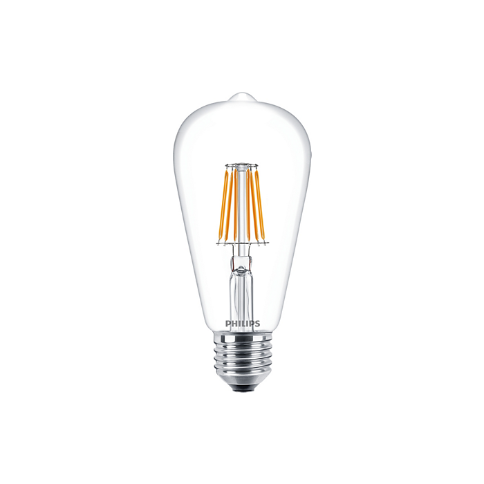 Philips CLA LEDBulb ND 7.5-60W E27 WW ST64 CL