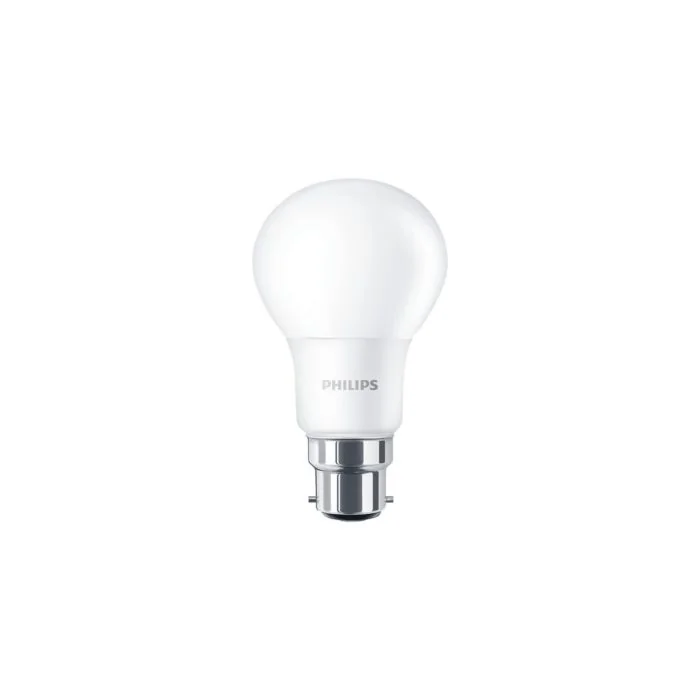 Philips CorePro B22 A60 LED Frosted Bulb 8W Warm White - 60W Replacement