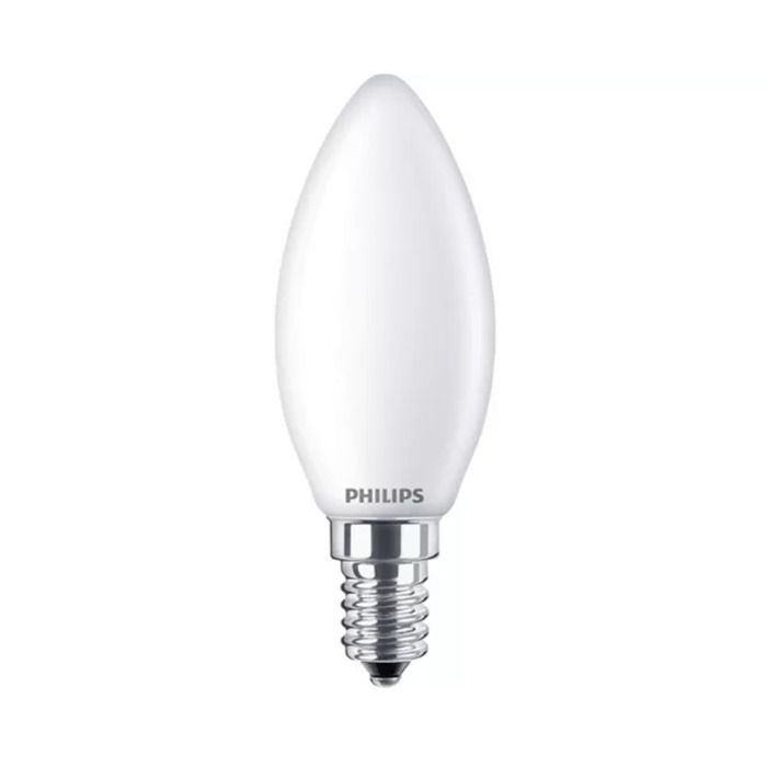 Philips CorePro E14 B35 Candle LED Bulb 2.2W Frosted Warm White - 25W Replacement