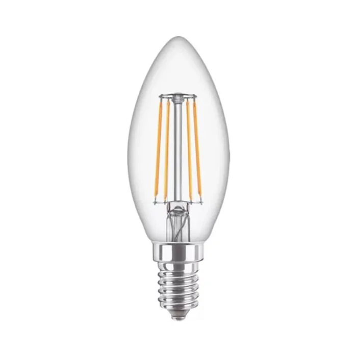 Philips CorePro E14 B35 Candle LED Bulb 4.3W Clear Warm White - 40W Replacement