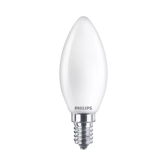 Philips CorePro E14 B35 Candle LED Bulb 4.3W Frosted Warm White - 40W Replacement