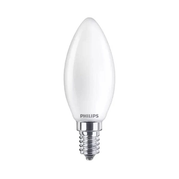 Philips CorePro E14 B35 Candle LED Bulb 4.3W Frosted Warm White - 40W Replacement