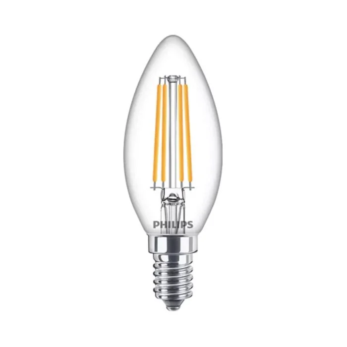 Philips CorePro E14 B35 Candle LED Bulb 6.5W Clear Warm White - 60W Replacement