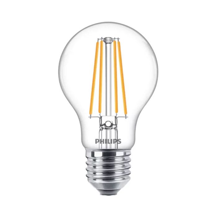 Philips CorePro E27 A60 LED Bulb 8.5W Clear Warm White - 75W Replacement