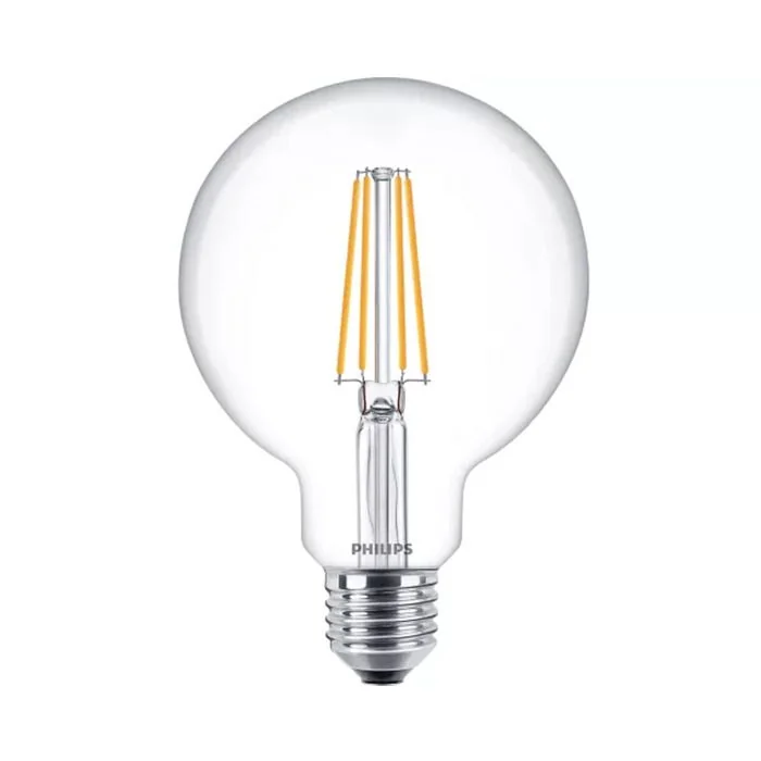 Philips CorePro E27 G93 Globe LED Bulb 7W Clear Warm White - 60W Replacement