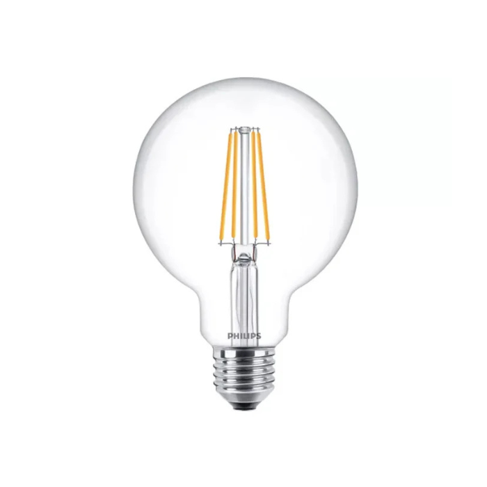 Philips CorePro E27 G93 Globe LED Bulb 7W Clear Warm White - 60W Replacement