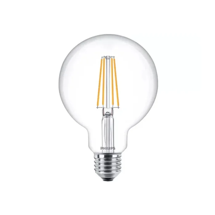 Philips CorePro E27 G93 Globe LED Bulb 7W Clear Warm White - 60W Replacement