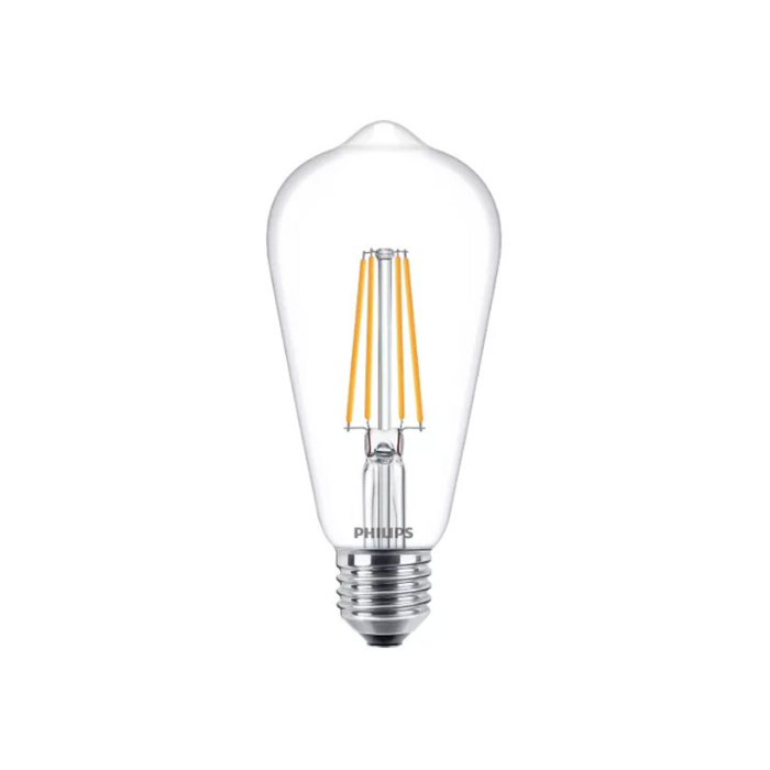 Philips CorePro E27 ST64 LED Bulb 7W Clear Warm White - 60W Replacement